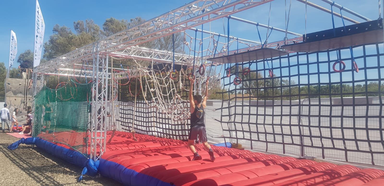 מסלול נינגה עם טבעות